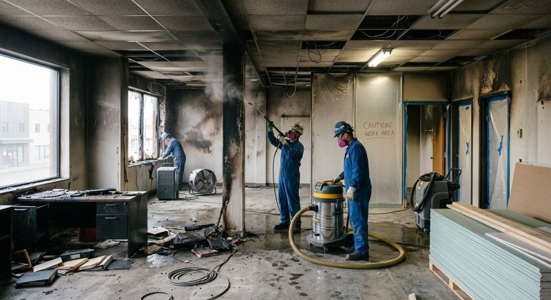 Commercial Fire Damage Repair in Scottsdale, AZ