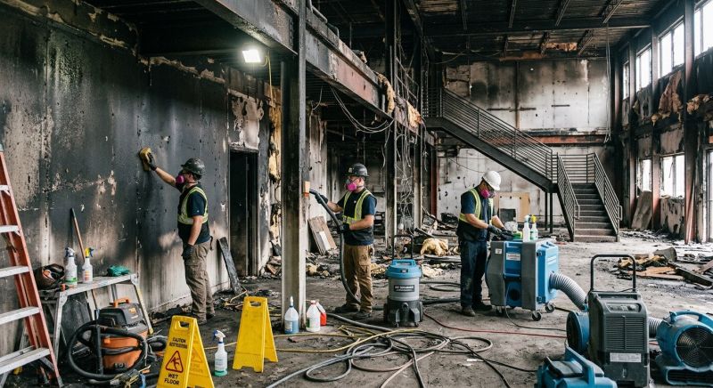 Commercial Fire Restoration in Phoenix, AZ