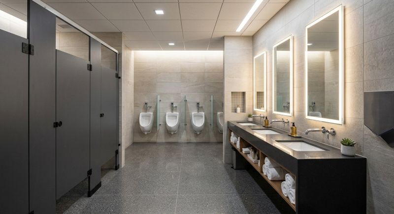 Industrial Bathroom Renovation in Denver County, CO