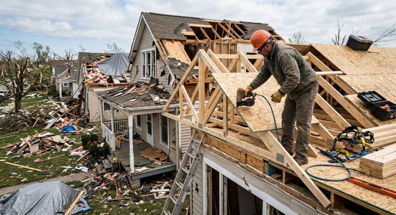 Tornado Damage Restoration in Olathe, KS
