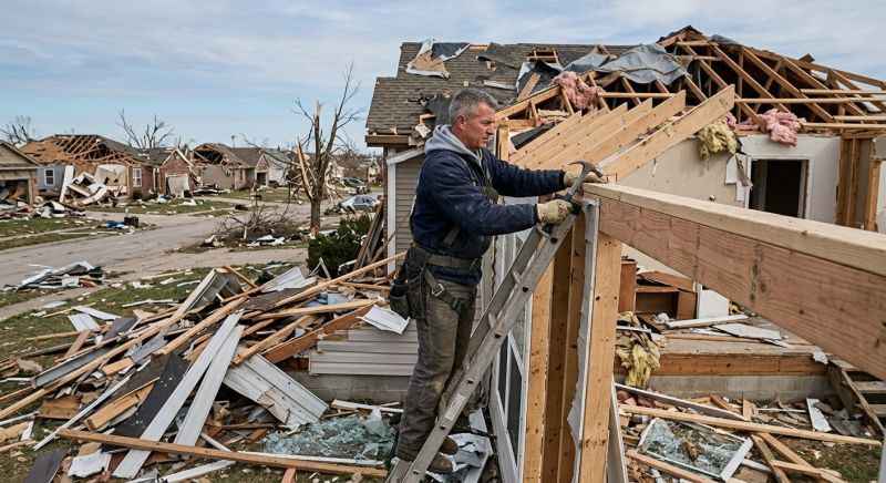 Tornado Damage Restoration in Overland Park, KS