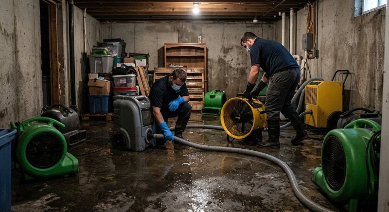 Basement Water Cleanup in Chandler, AZ