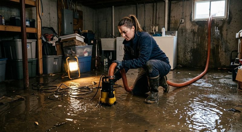 Basement Water Extraction in Napa, CA