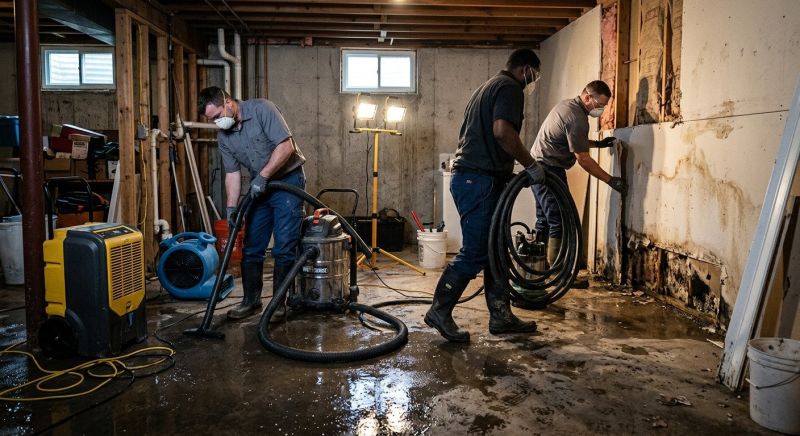 Basement Water Removal in Chandler, AZ