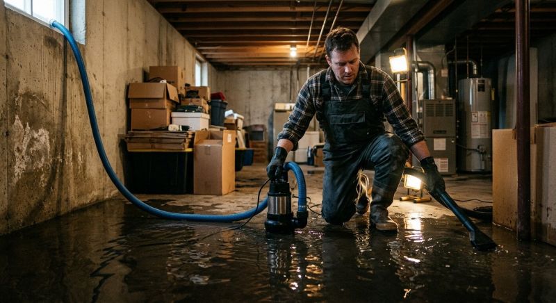 Basement Water Removal in Santa Rosa, CA