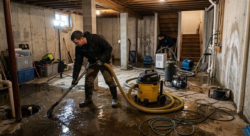 Basement Water Removal in Scottsdale, AZ