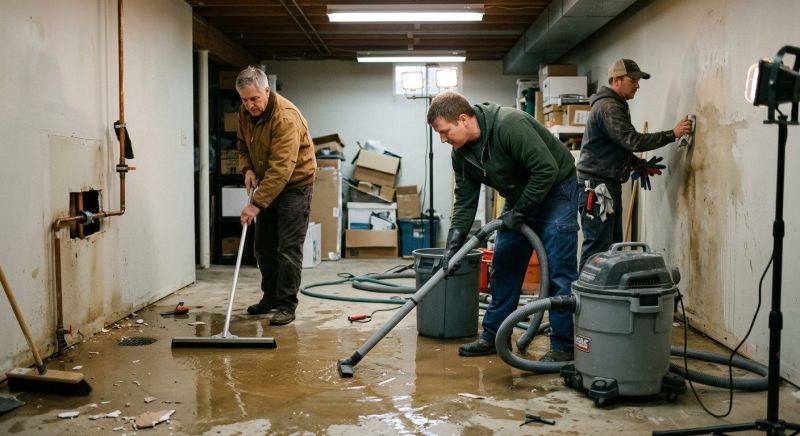 Burst Pipe Cleanup in Napa, CA