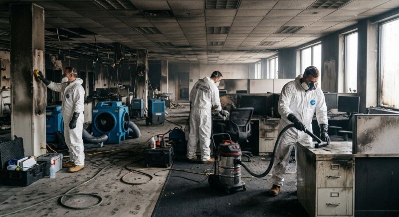 Commercial Fire Restoration in Gilbert, AZ