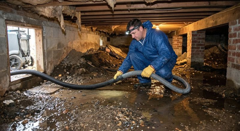 Crawlspace Water Removal in Scottsdale, AZ