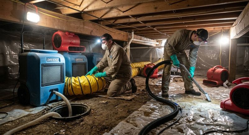 Crawlspace Water Restoration in Phoenix, AZ