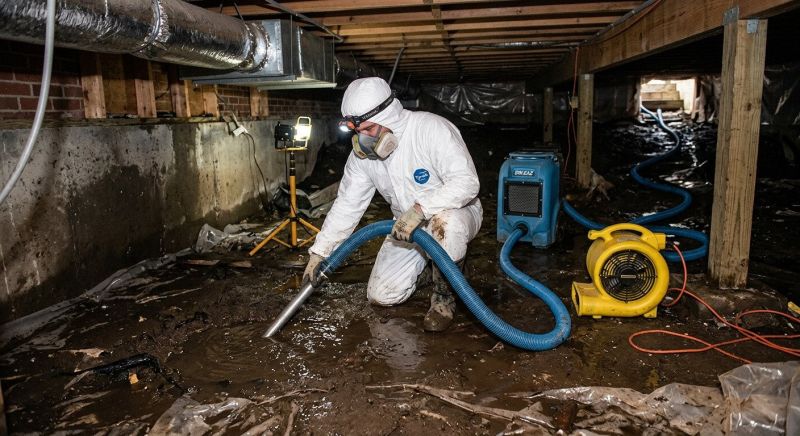 Crawlspace Water Restoration in Santa Rosa, CA