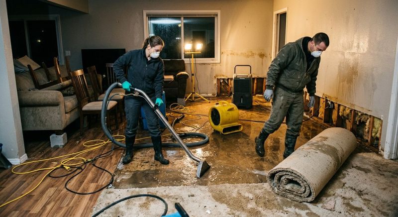 Emergency Water Damage Cleanup in Scottsdale, AZ