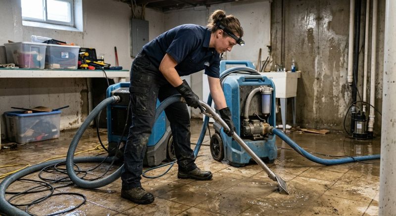 Emergency Water Damage Cleanup in Santa Rosa, CA