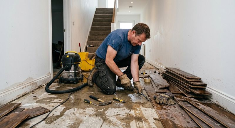 Flooded Floor Repair in Santa Rosa, CA