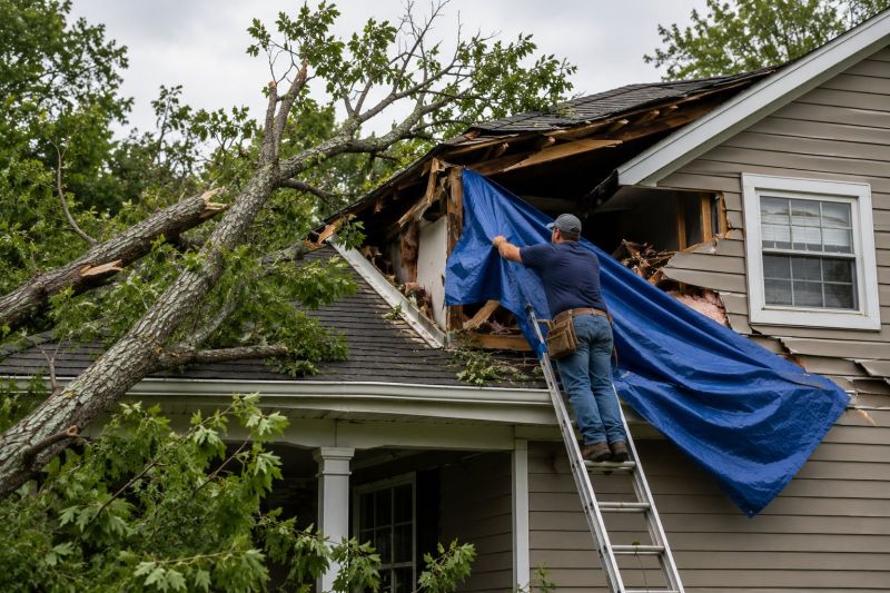 Roof Storm Damage Remediation in Overland Park, KS