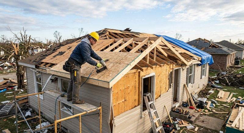 Tornado Damage Repair in Overland Park, KS