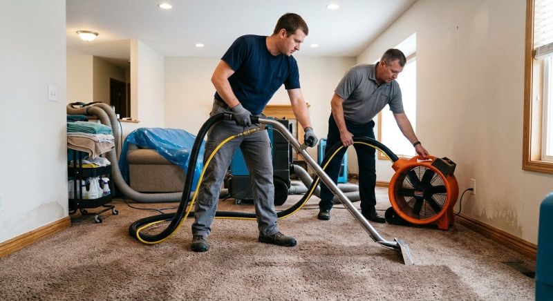 Wet Carpet Drying in Santa Rosa, CA