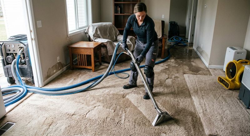 Wet Carpet Restoration in Santa Rosa, CA